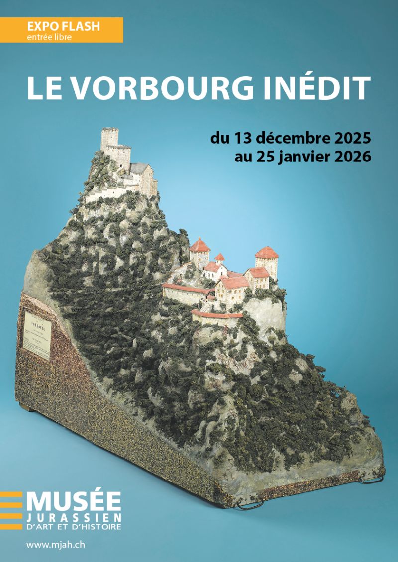 Affiche pour l'exposition Le Vorbourg inédit
